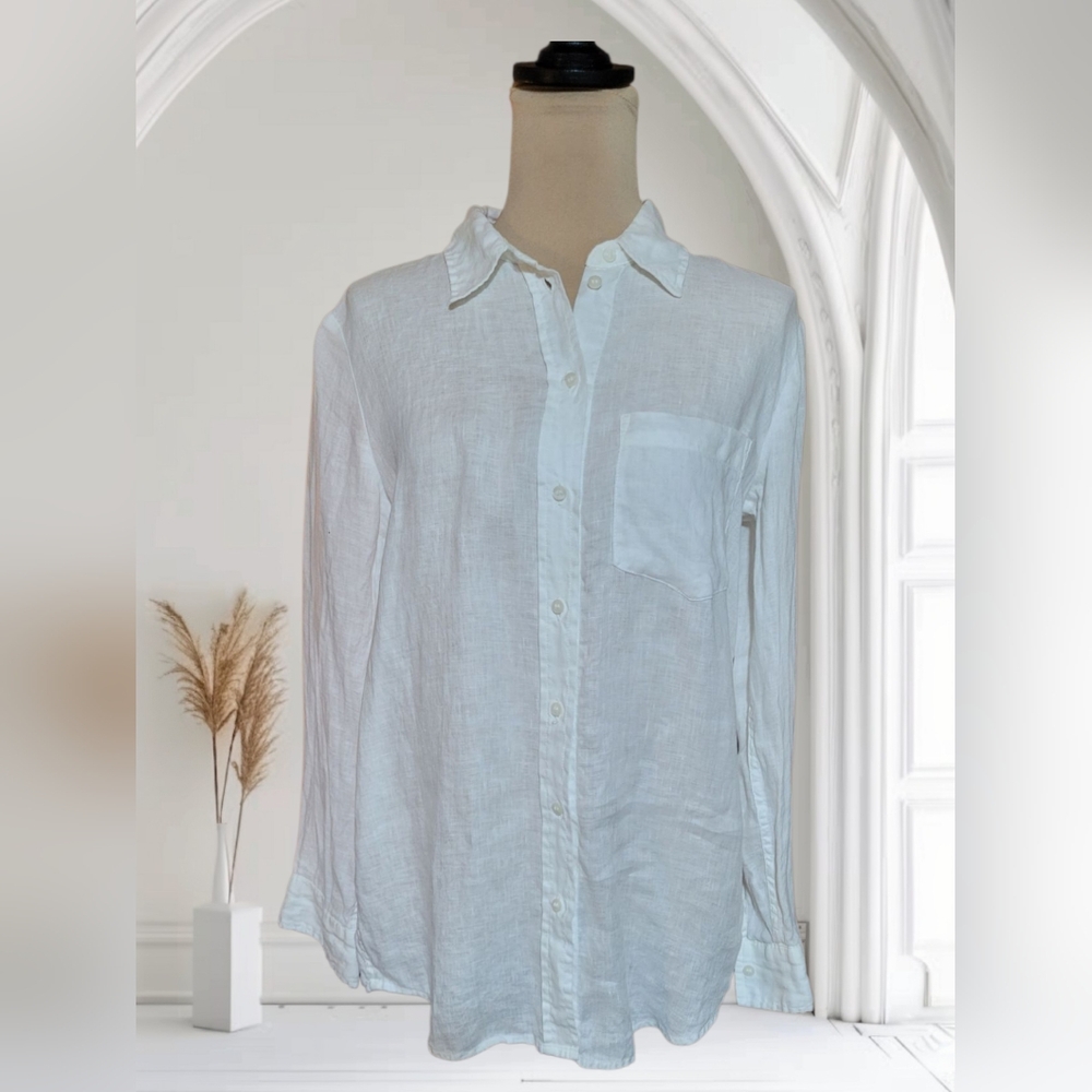 GAP Linen Boyfriend Shirt